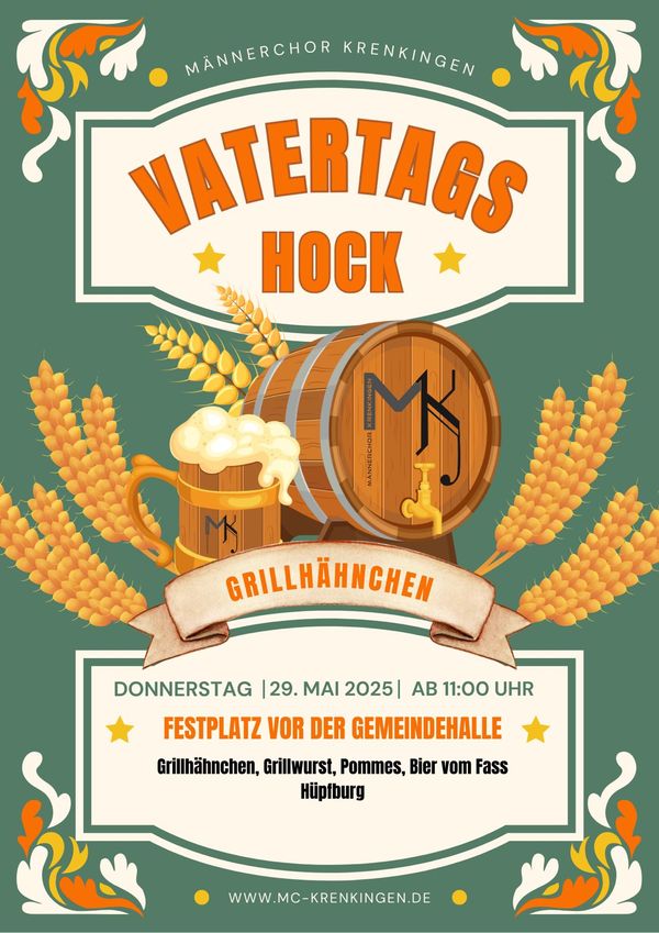 Flyer Vatertagshock MCH 2025